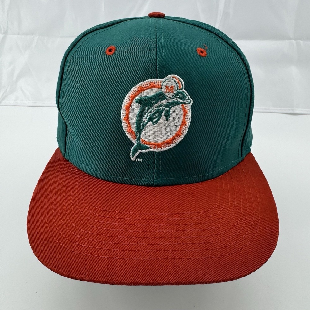 VTG 90's Miami Dolphins Adult, Logo 7-One Size Fits All, Snapback Cap/HAT, NFL